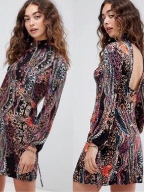 Free People ALL DOLLED UP MINI DRESS